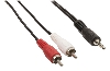 KAB 2xCINCH-V/JACK3,5-VS 15m KABEL - doprodej