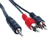 KAB 2xCINCH-V/JACK3,5-VS LC 1,5m KABEL