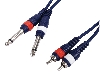 KAB 2xJACK6,3-VM/2xCINCH-V 3m KABEL - doprodej